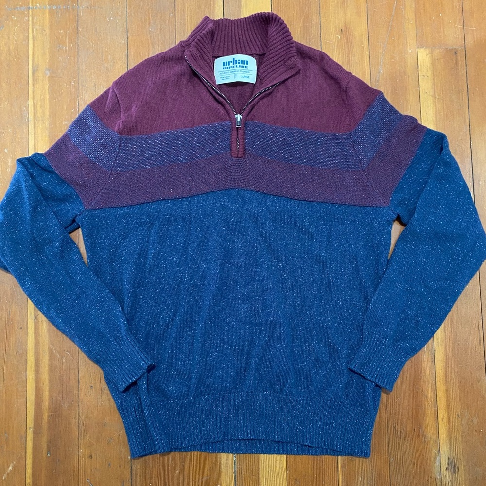 Urban Pipeline zip-up sweater